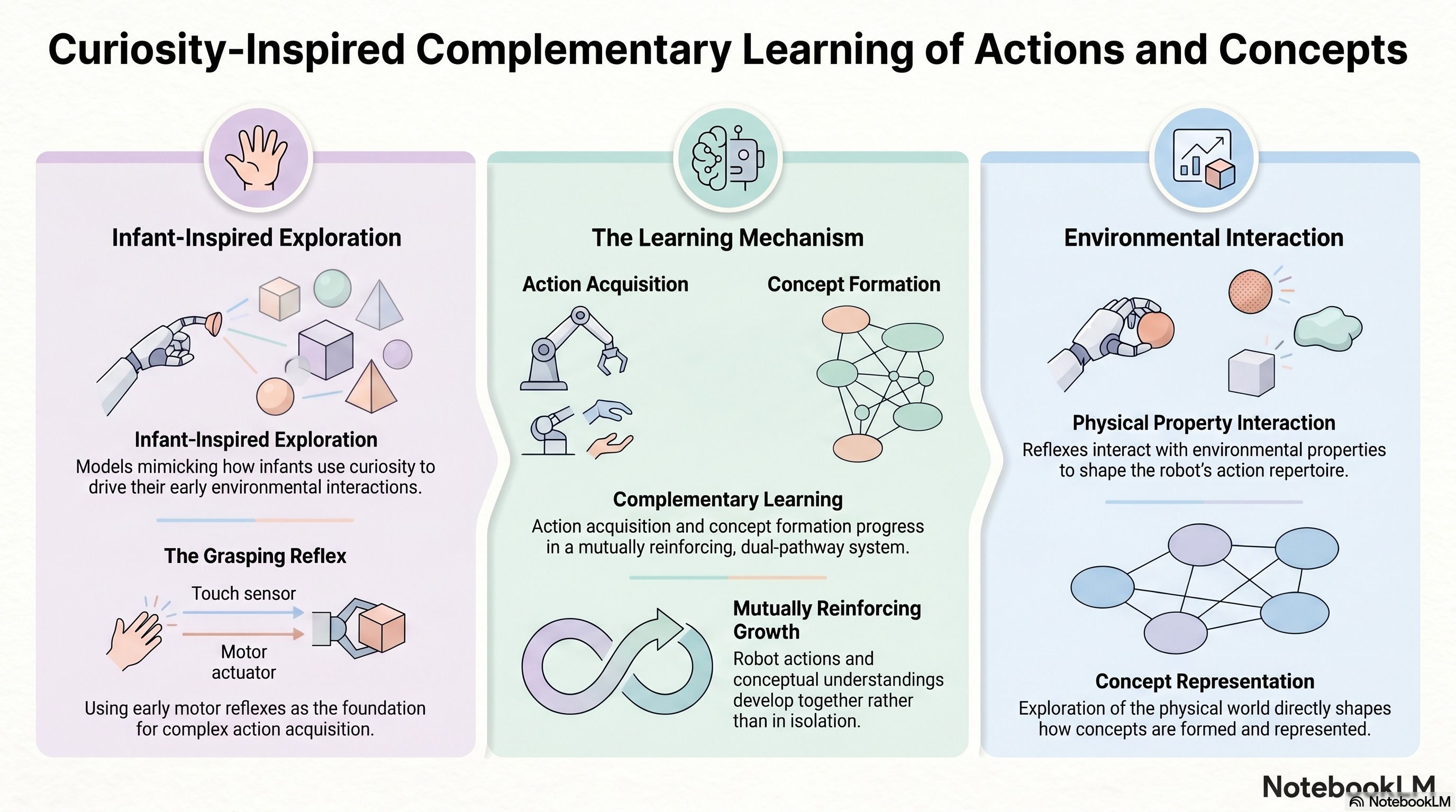 Curiosity-Inspired Complementary Learning of Actions and Concepts ...