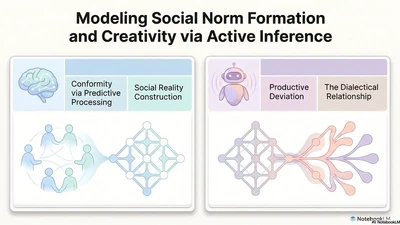 能動的推論に基づく社会規範形成および創造性のモデル化 featured image